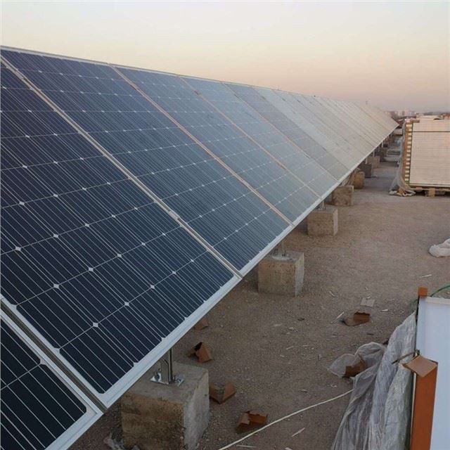 جبل سقف لوحة الطاقة الشمسية