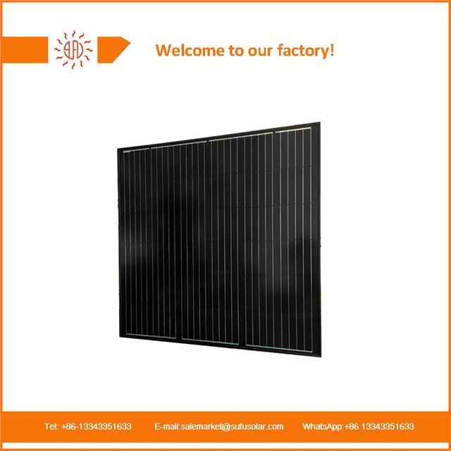 الألواح الشمسية كلها سوداء